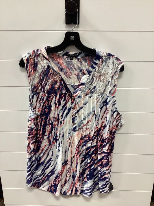 Top Sleeveless By Cmc In Multi, Size:L