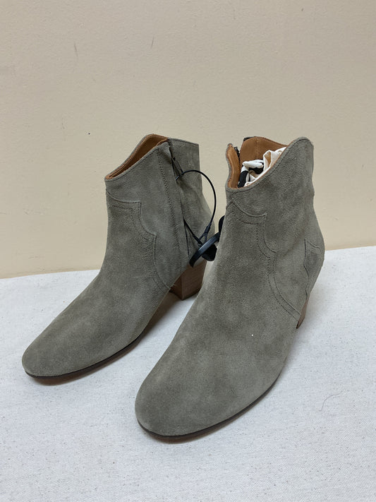 Boots Designer By Isabel Marant In Green, Size:7