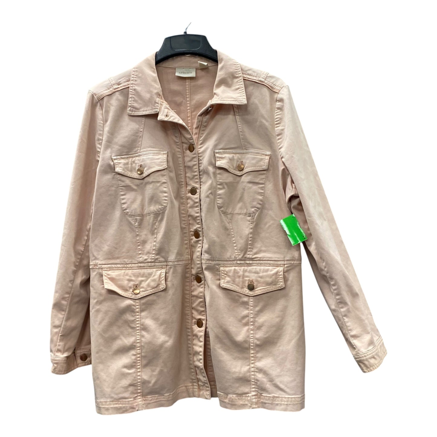 Jacket Other By Chicos In Pink, Size:Xl