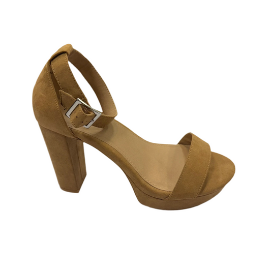 Shoes Heels Block By Torrid In Tan, Size: 10