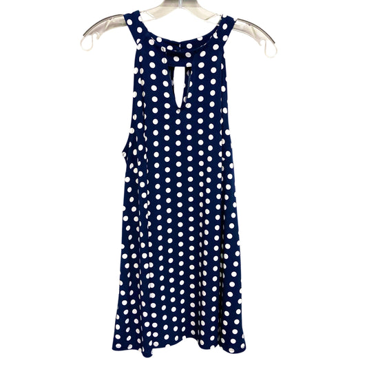 Top Sleeveless By Lane Bryant In Polkadot Pattern, Size:L
