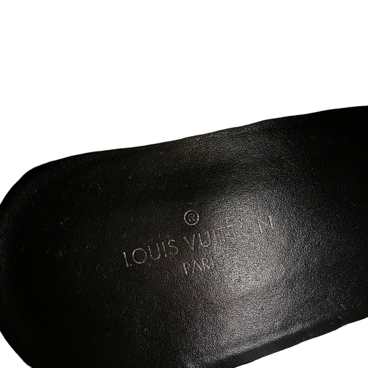 Boots Luxury Designer By Louis Vuitton In Black & Brown, Size:8.5