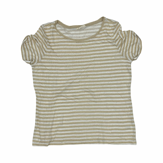Top Ss By Charter Club In Tan & White, Size:Xl
