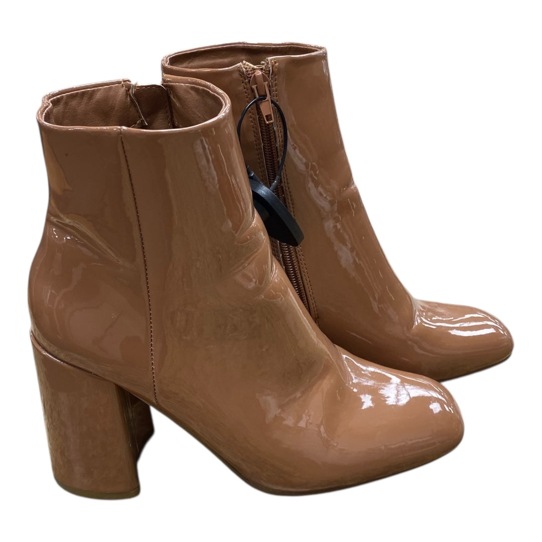 Boots Ankle Heels By Madden Girl In Tan, Size:8