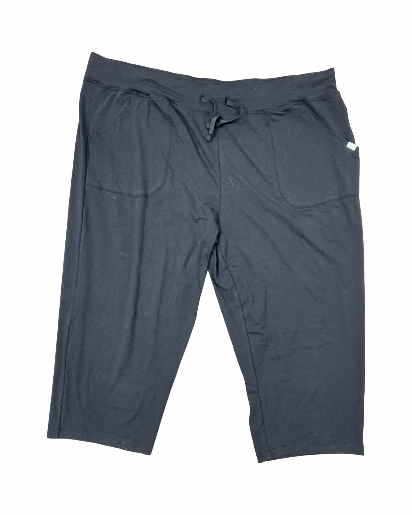 Athletic Capris By Athletic Works In Black, Size:2X