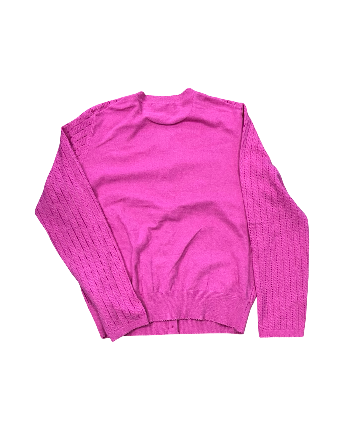 Sweater Cardigan By Free Assembly In Pink, Size:M