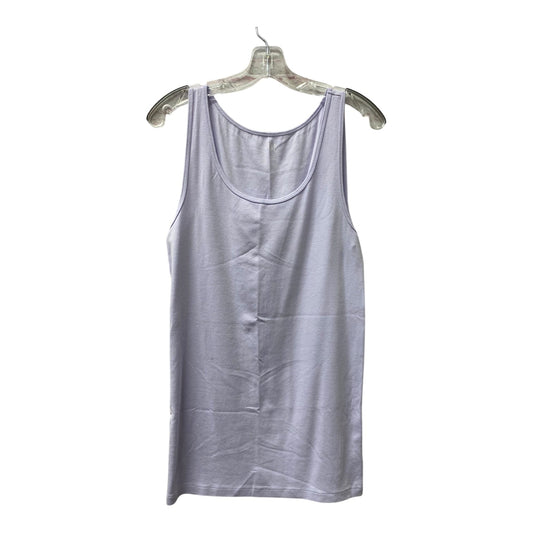Top Sleeveless Basic By Gap In Purple, Size:Xl
