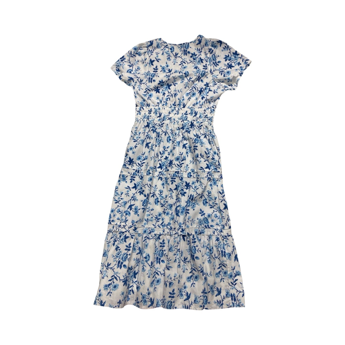 Dress Casual Maxi By French Connection In Blue & White, Size:M