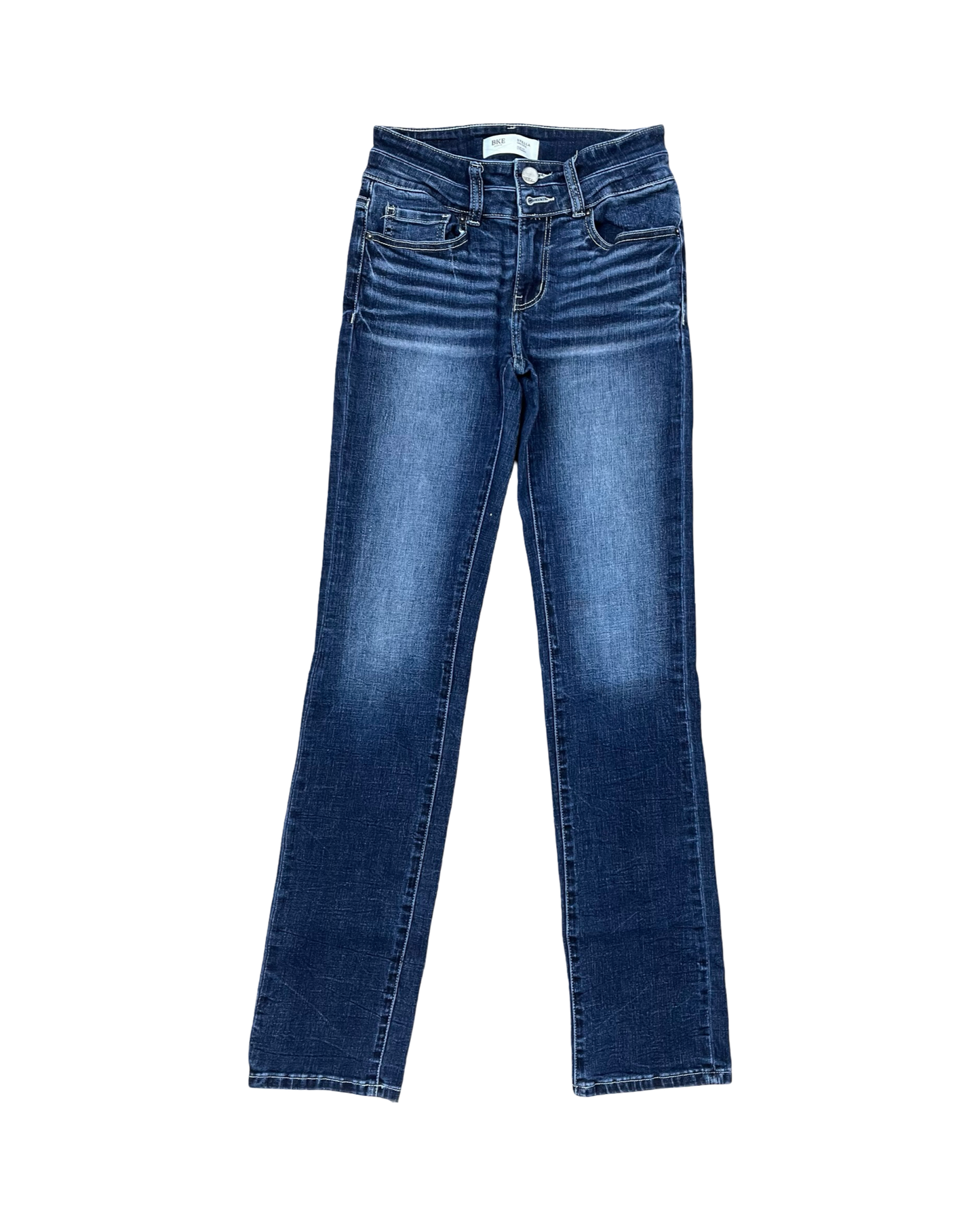 Jeans Straight By Bke In Blue Denim, Size:2
