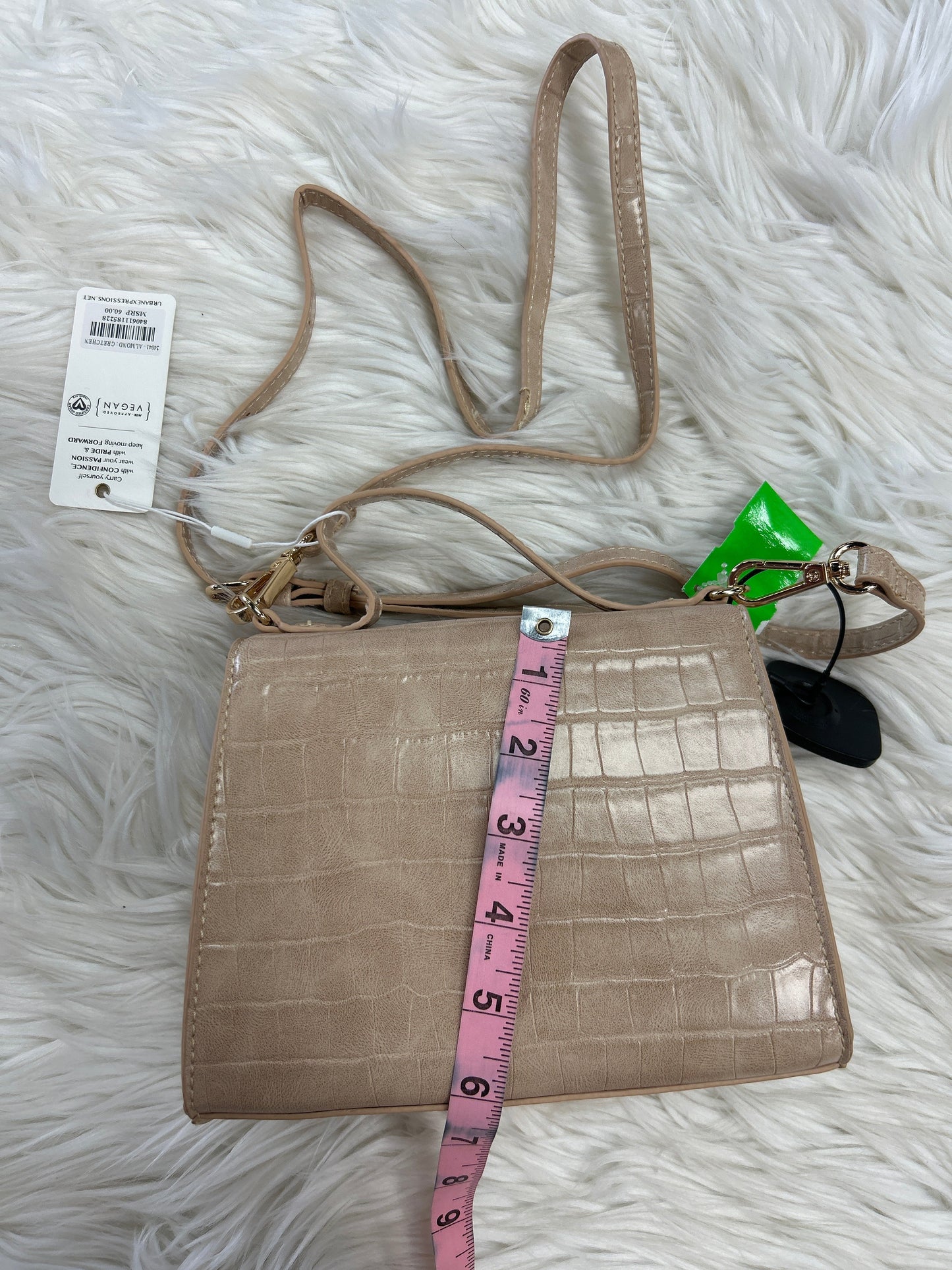 Handbag By Urban Expressions In Tan, Size:Small