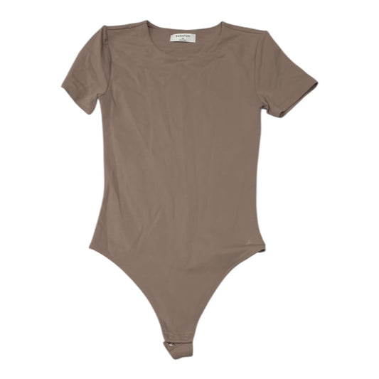 Bodysuit By Babaton In Taupe, Size:Xs