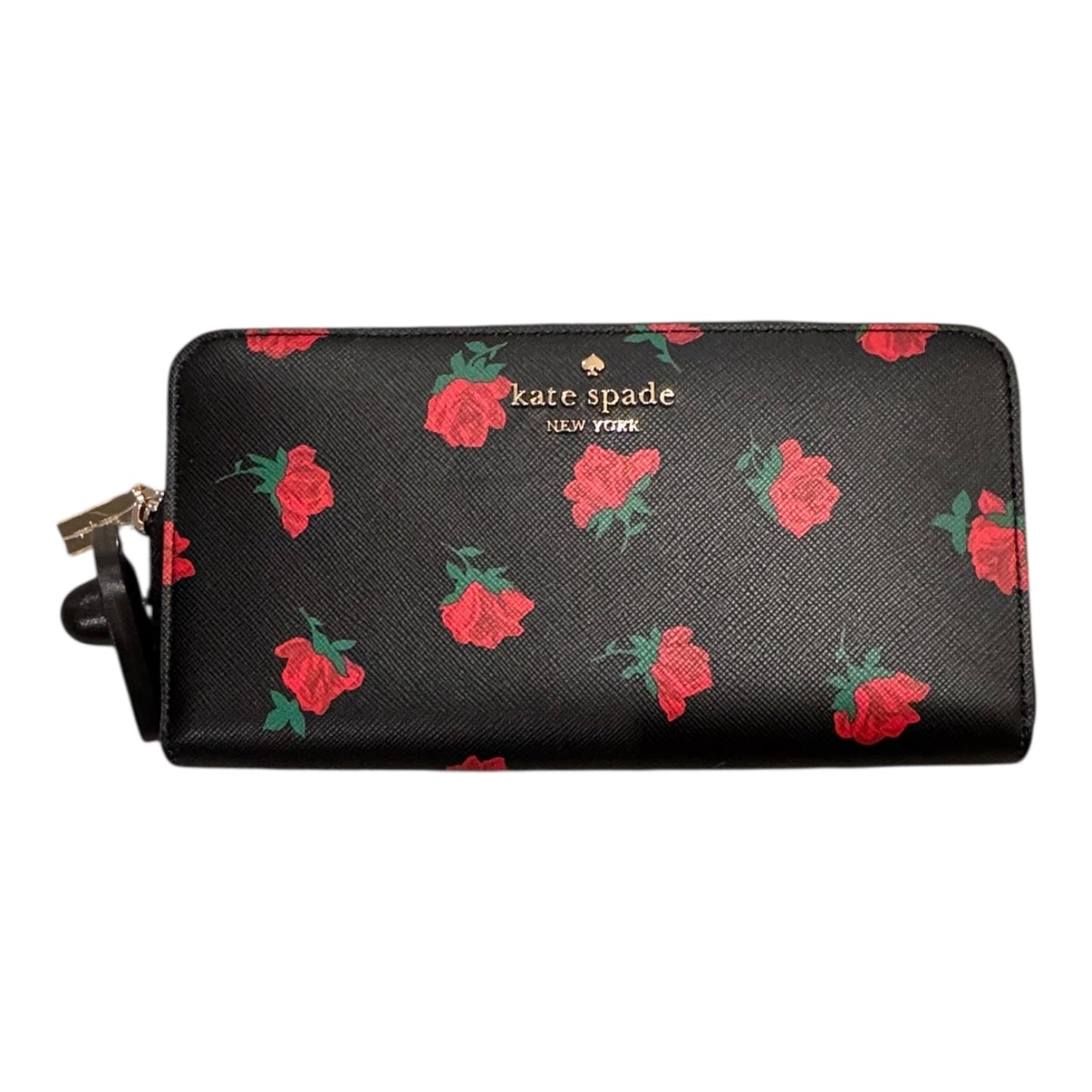 Wallet Designer By Kate Spade In Black & Red, Size:Large