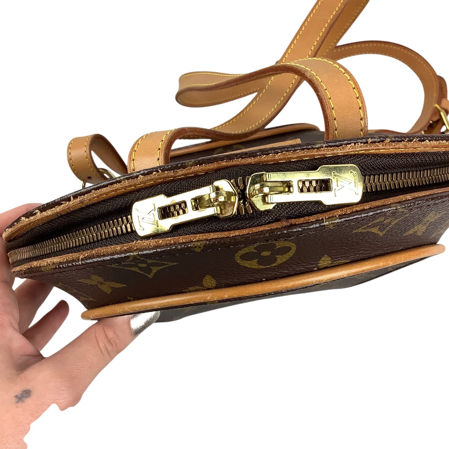 Backpack Luxury Designer By Louis Vuitton, Size: Medium