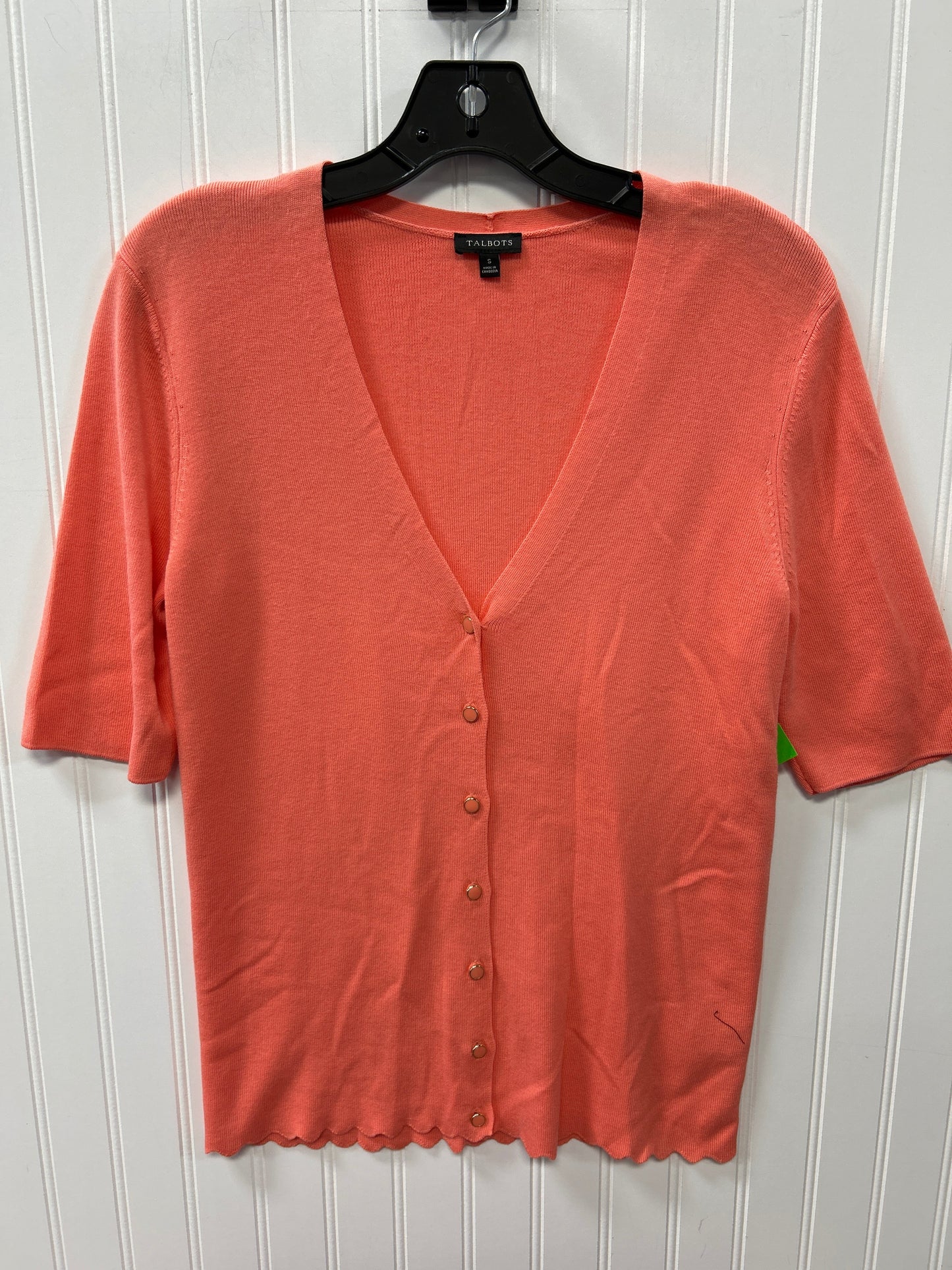 Top Ss By Talbots In Coral, Size:S