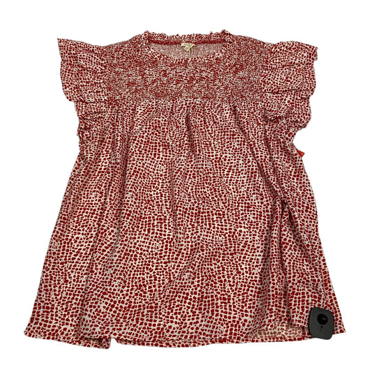 Top Ss By Jodifl In Red & White, Size:S