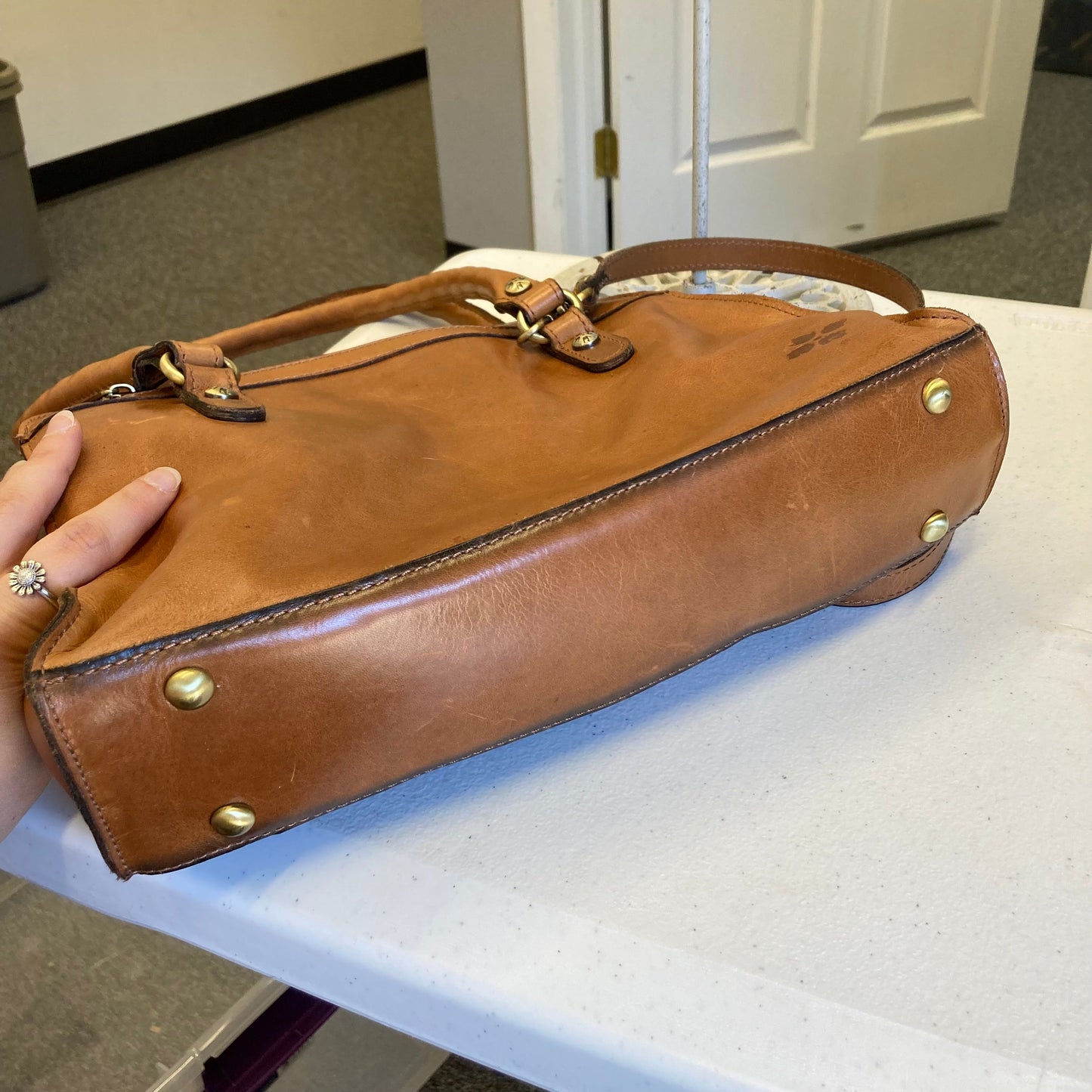Handbag Designer By Patricia Nash In Brown, Size:Medium