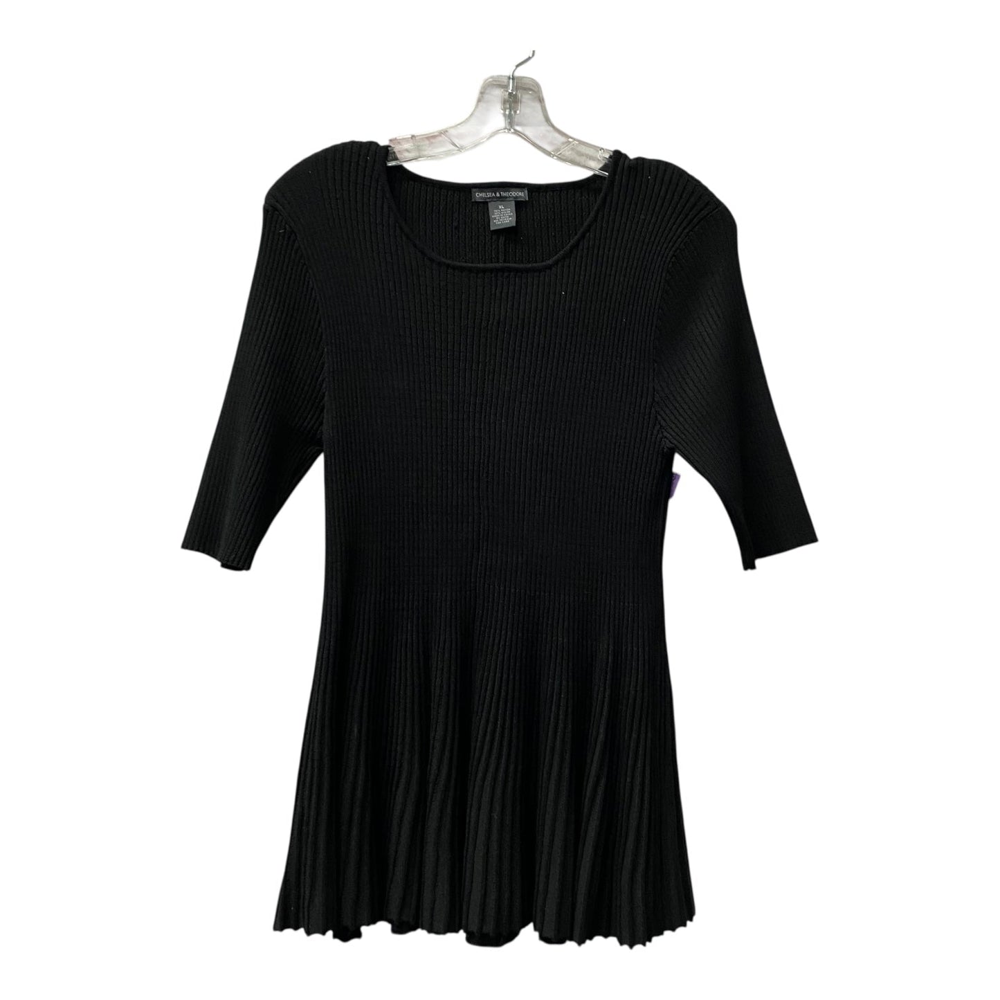 Top Ss By Chelsea And Theodore In Black, Size:Xl