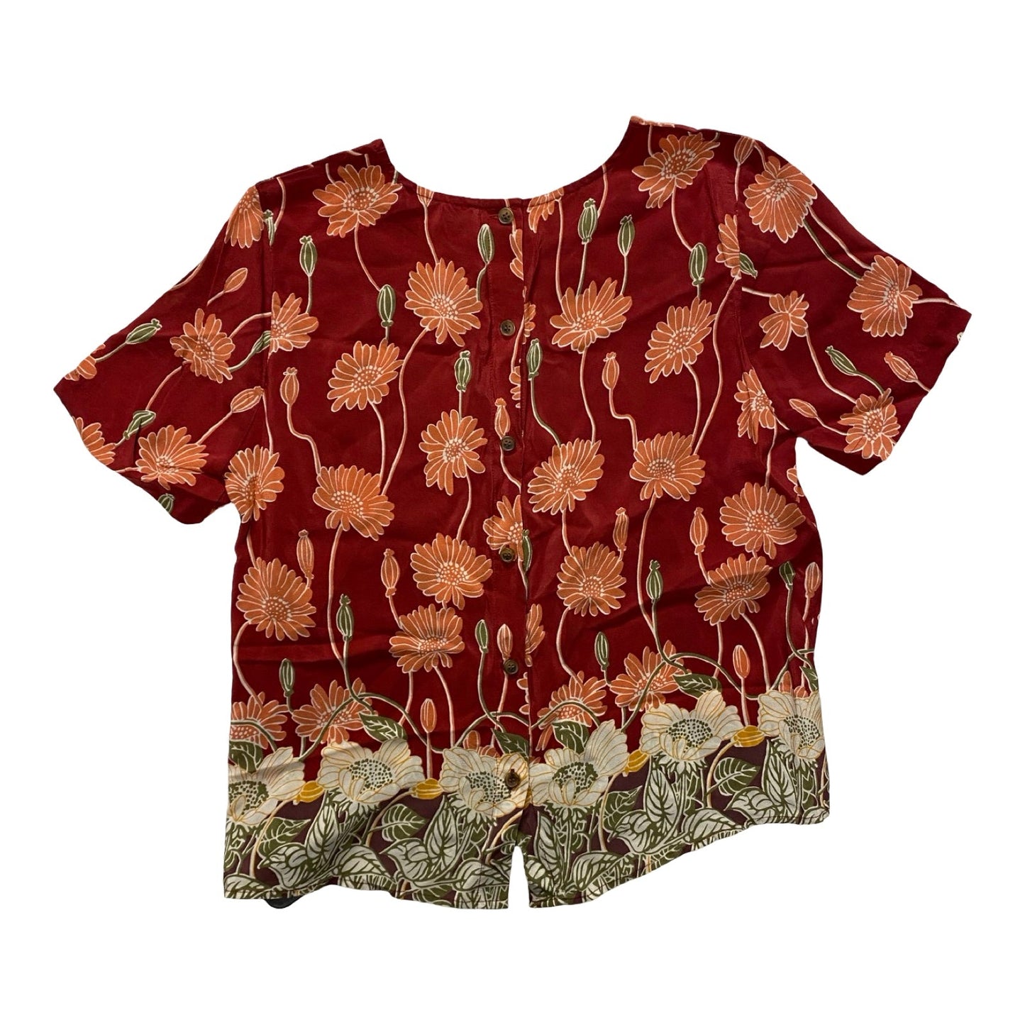 Top Ss By Madewell In Floral Print, Size:S