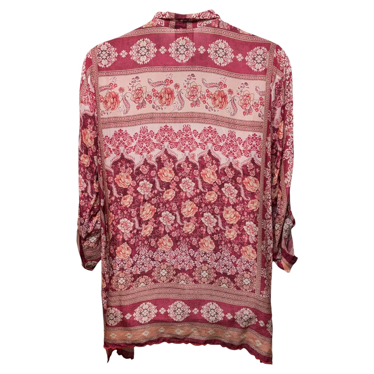 Tunic Long Sleeve By Johnny Was In Red