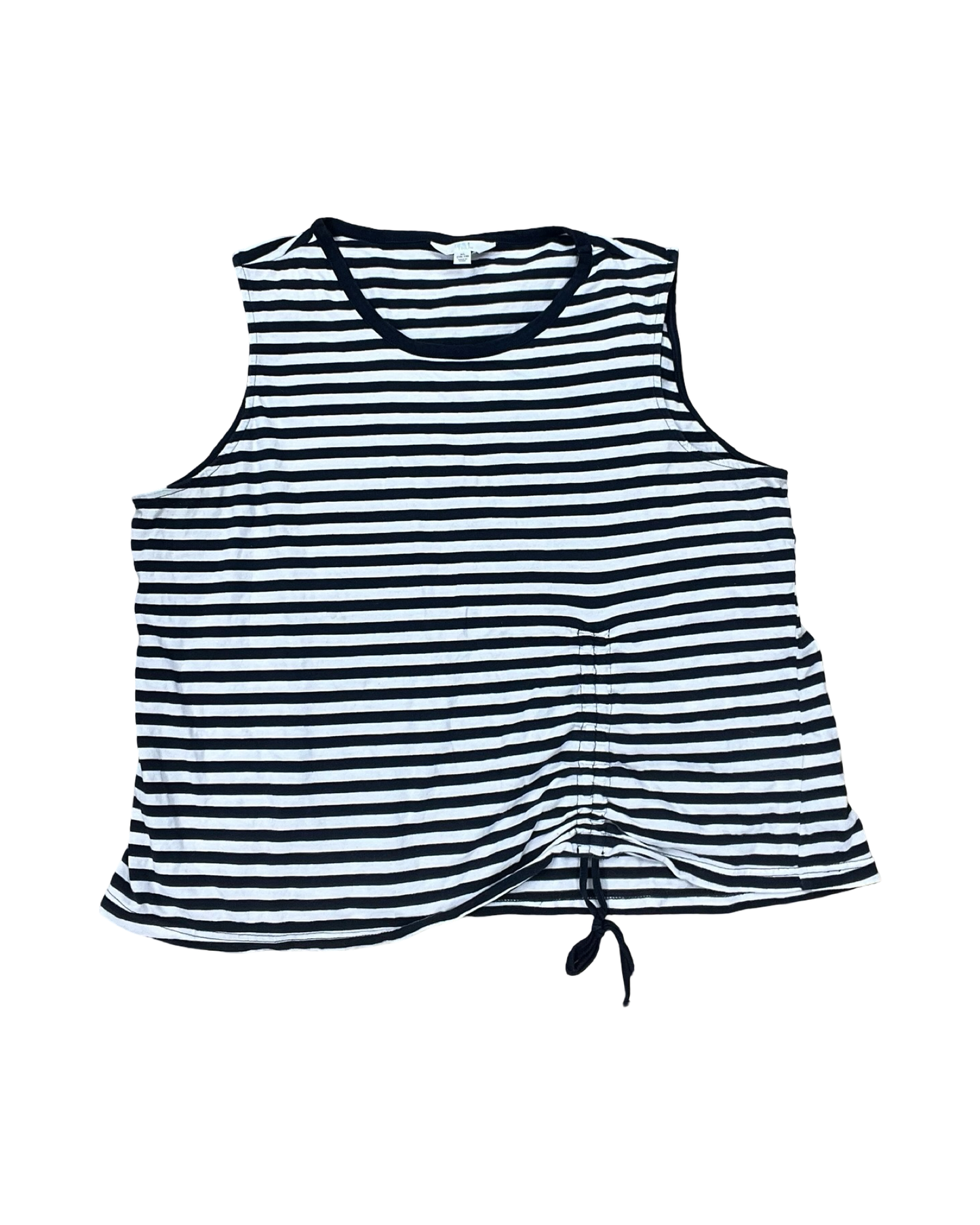 Tank Top By Time And Tru In Blue & White, Size:Xl