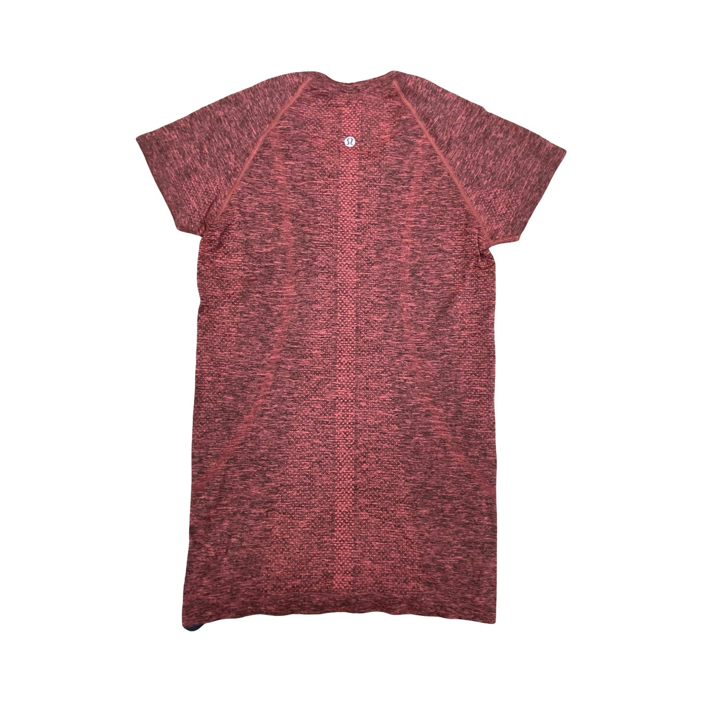 Athletic Top Ss By Lululemon In Black & Red, Size:4
