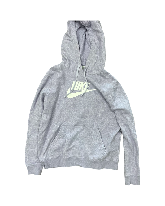 Athletic Sweatshirt Hoodie By Nike In Purple, Size:L