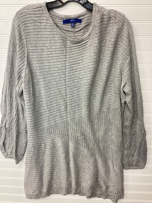 Tunic Ls By Apt 9 In Grey, Size:Xl