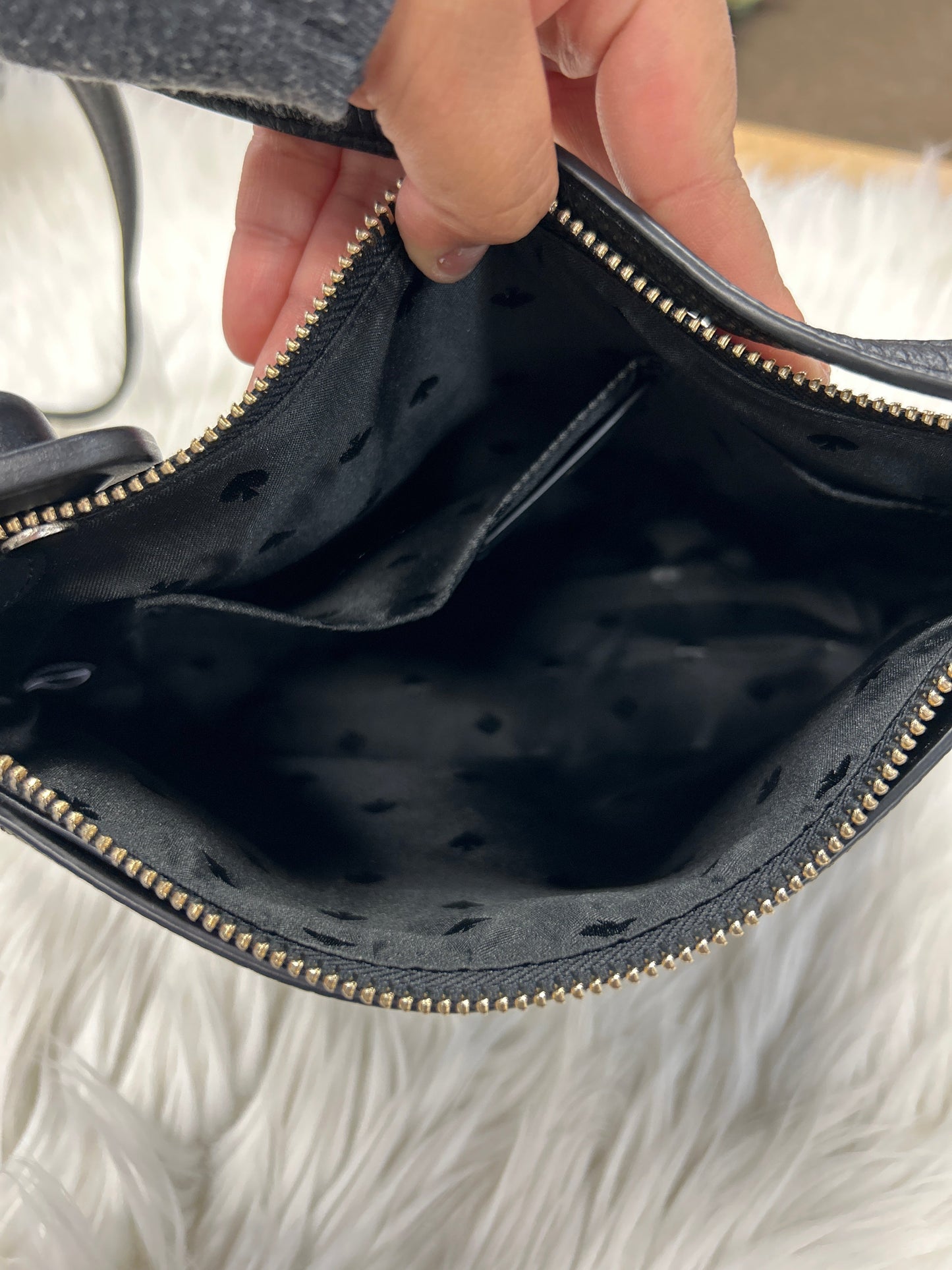 Handbag Designer By Kate Spade In Black, Size:Medium