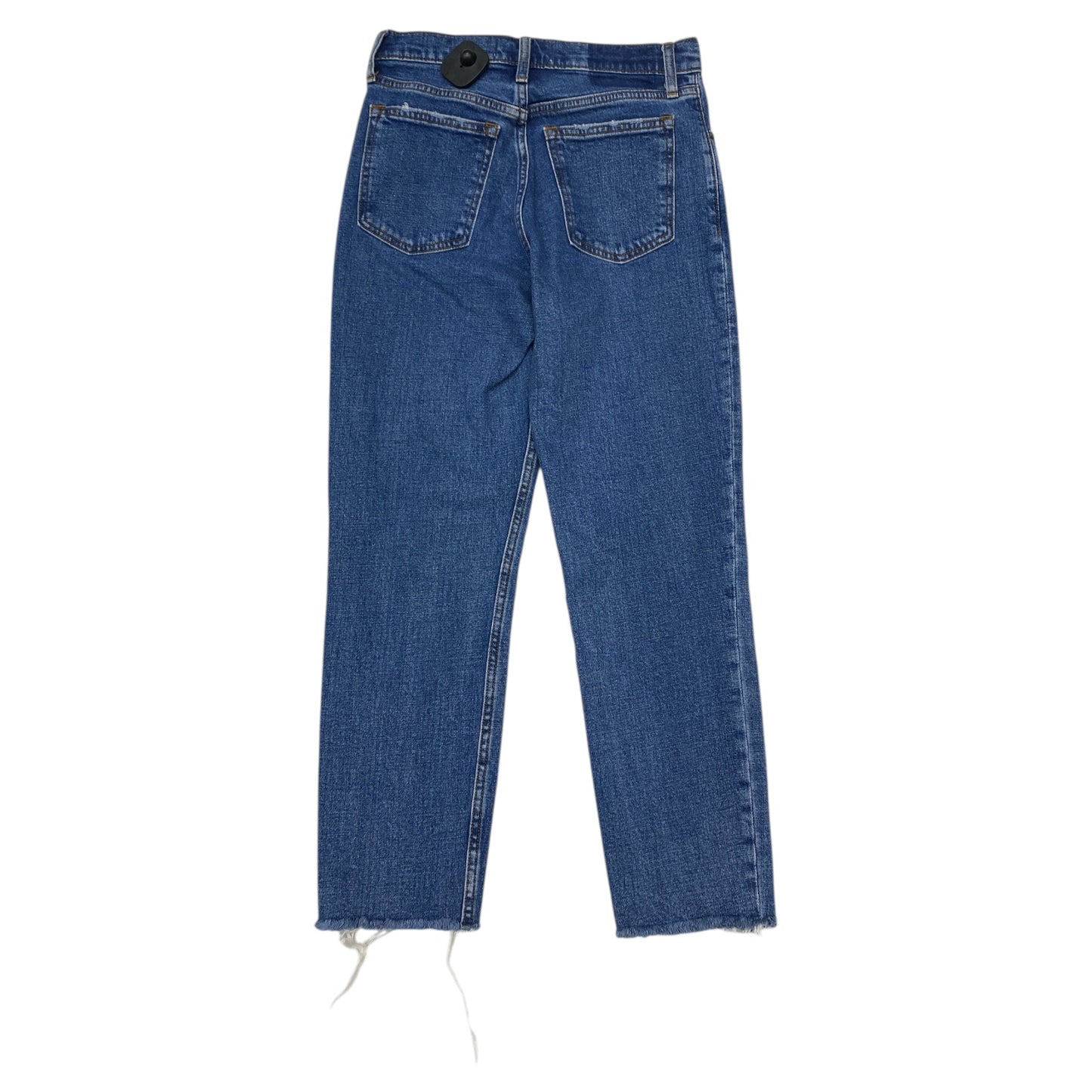 Jeans Straight By Abercrombie And Fitch In Blue Denim, Size:2