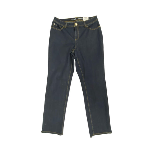 Jeans Straight By Inc In Blue Denim, Size:10