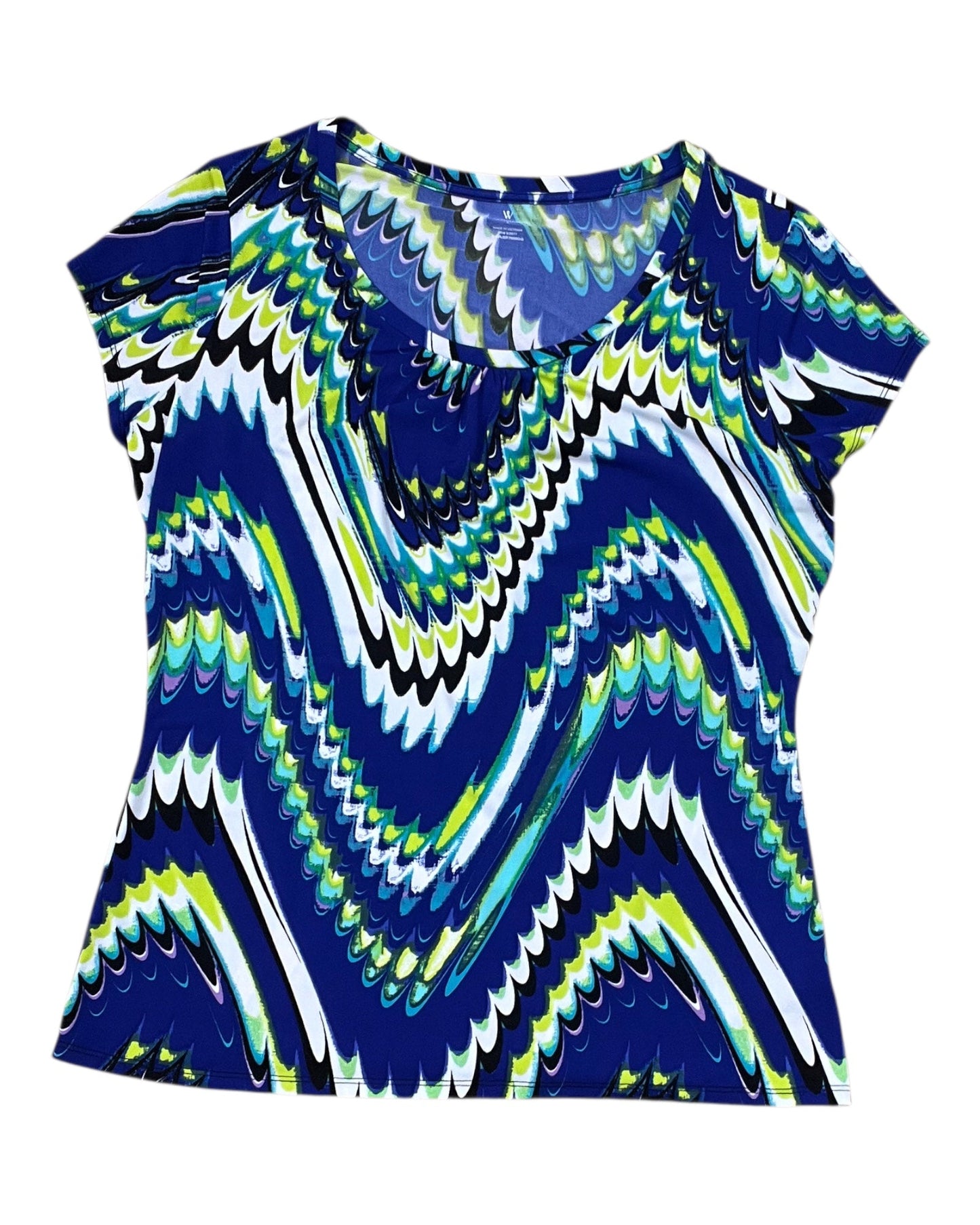 Top Ss By Worthington In Blue & White, Size:L