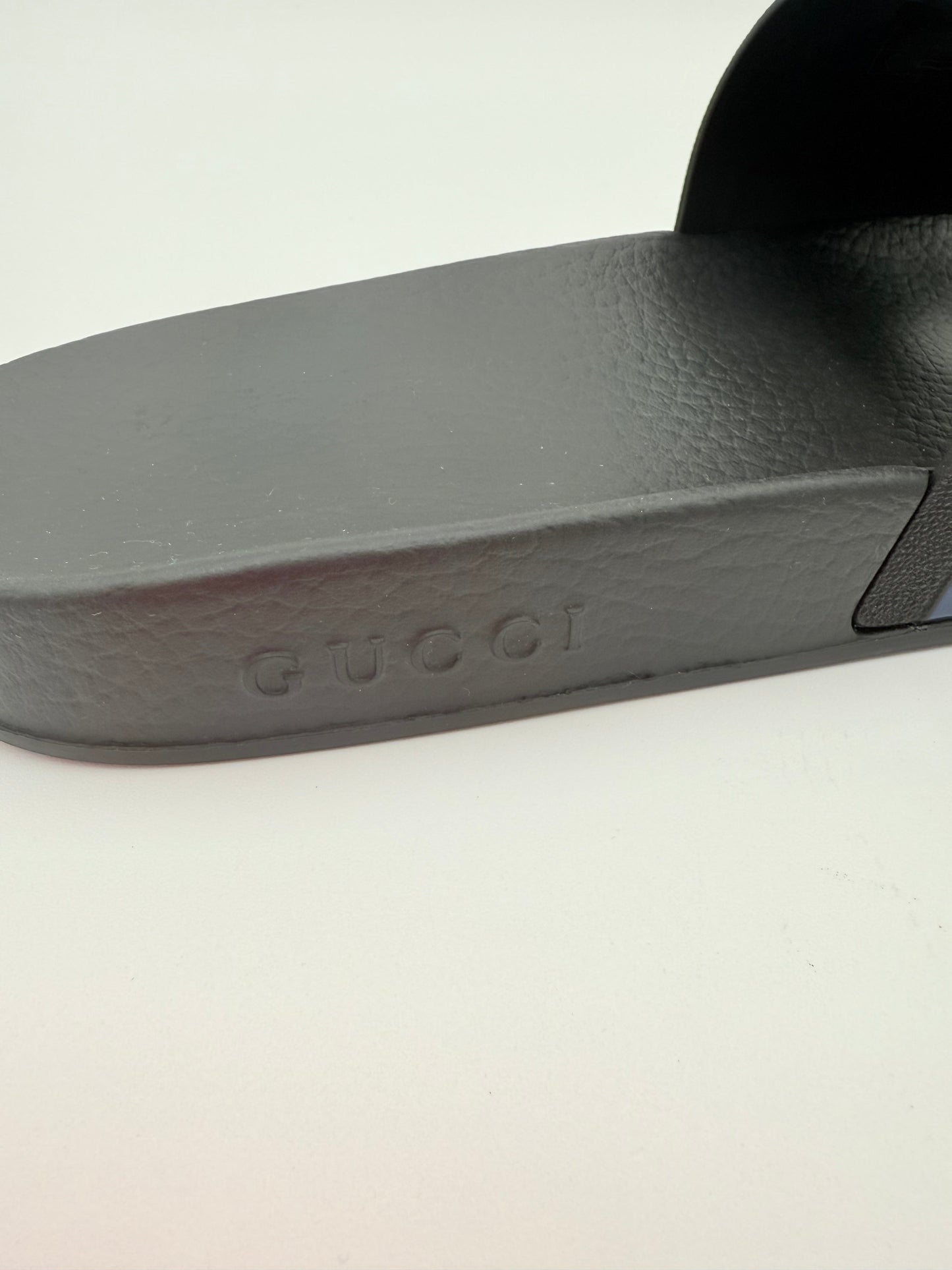 Sandals Luxury Designer By Gucci In Black, Size:10