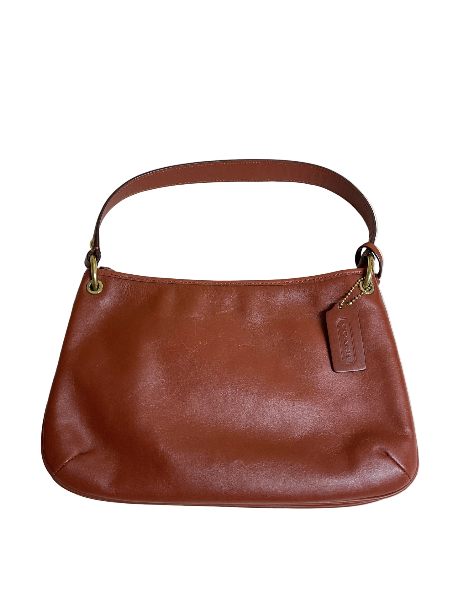 Handbag Designer By Coach In Brown, Size:Small