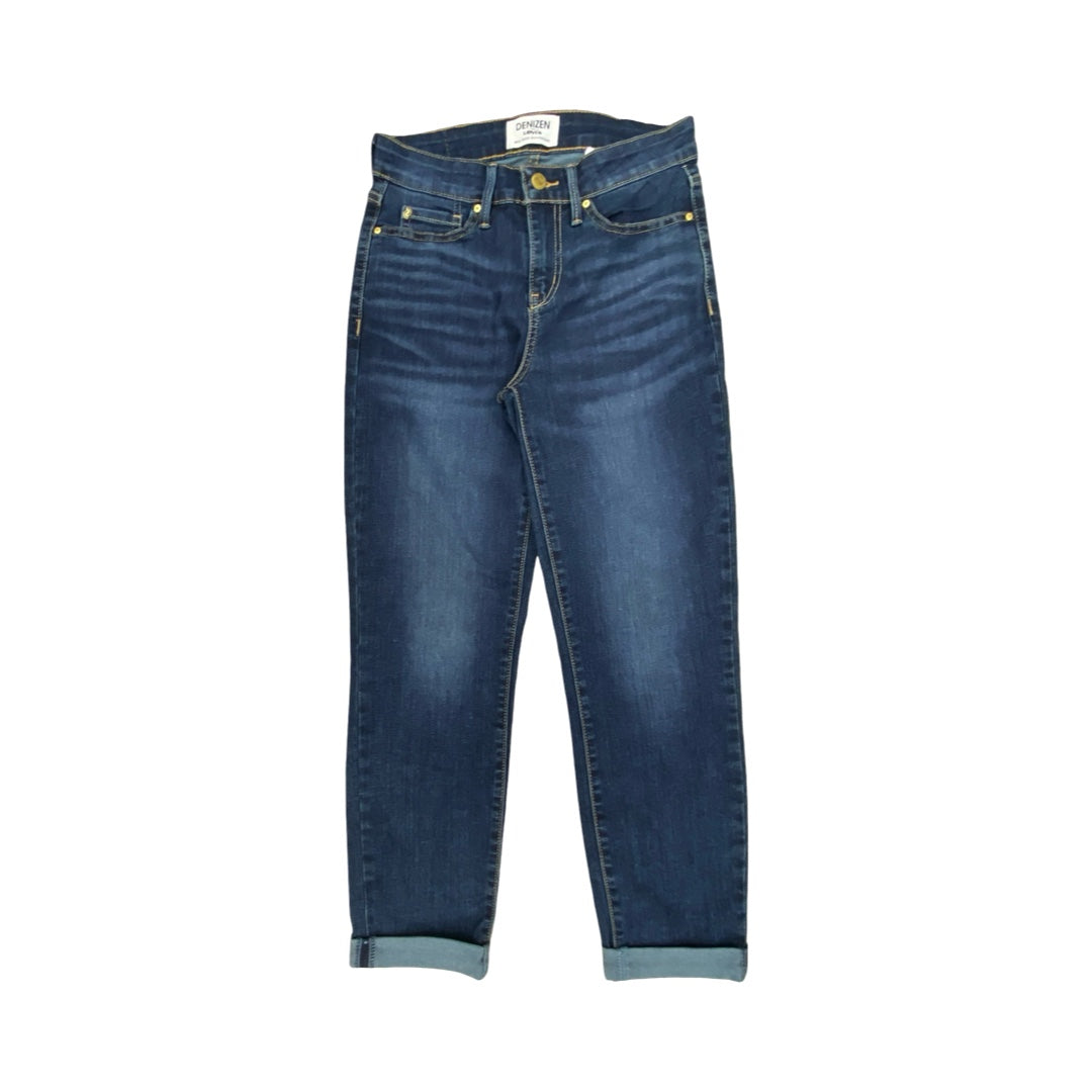 Jeans Boyfriend By Levis In Blue Denim, Size:2