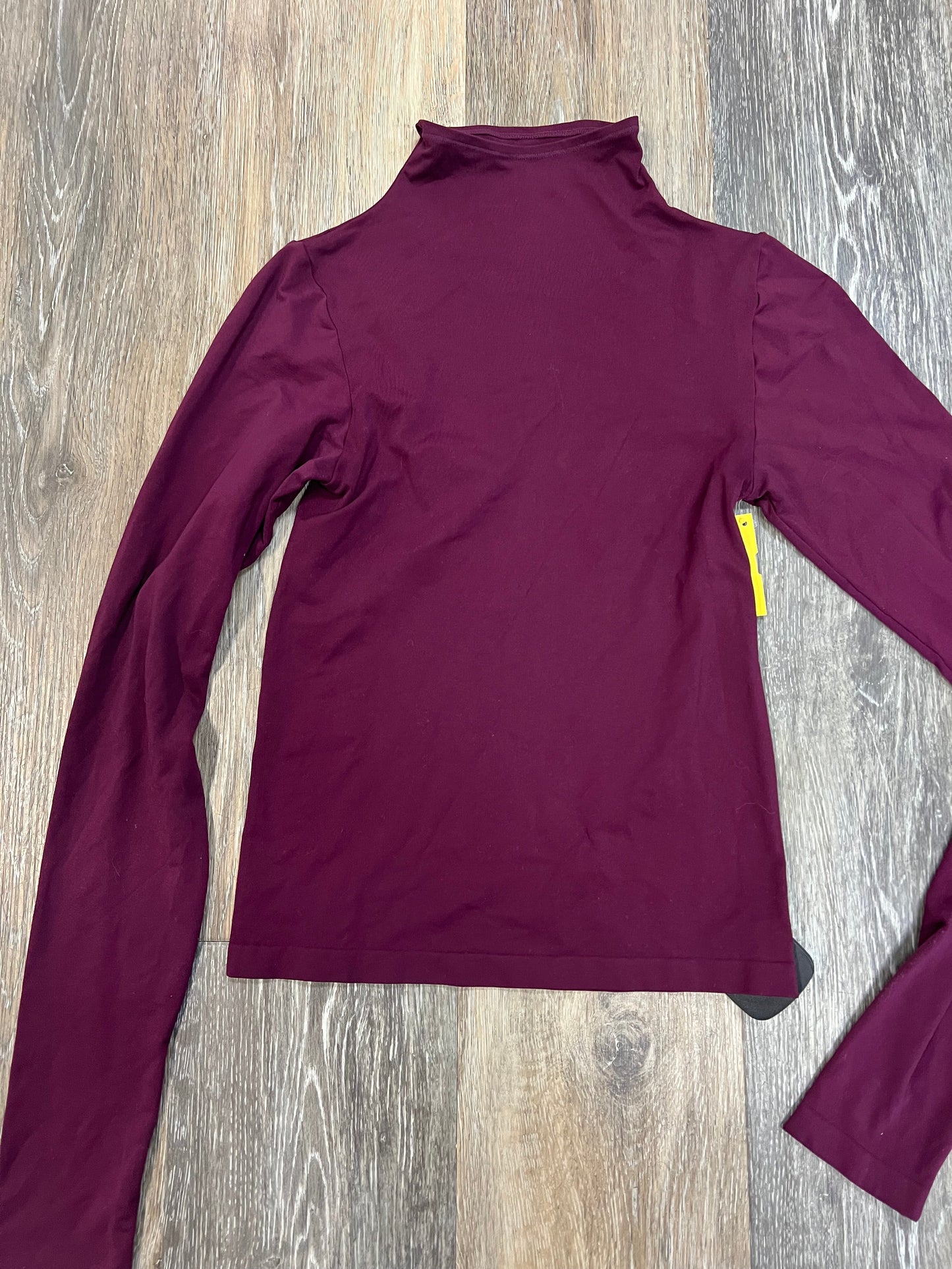 Top Long Sleeve By Skims In Purple, Size: S