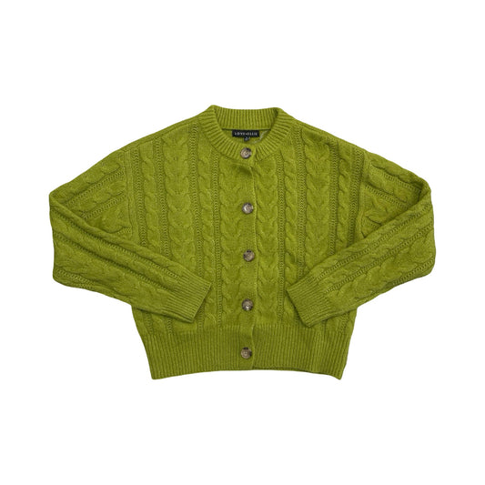 Sweater Cardigan By Love Ellie In Green, Size:S