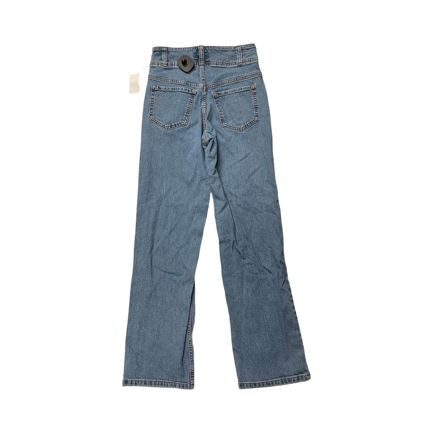 Jeans Straight By Banana Republic In Blue Denim, Size:0
