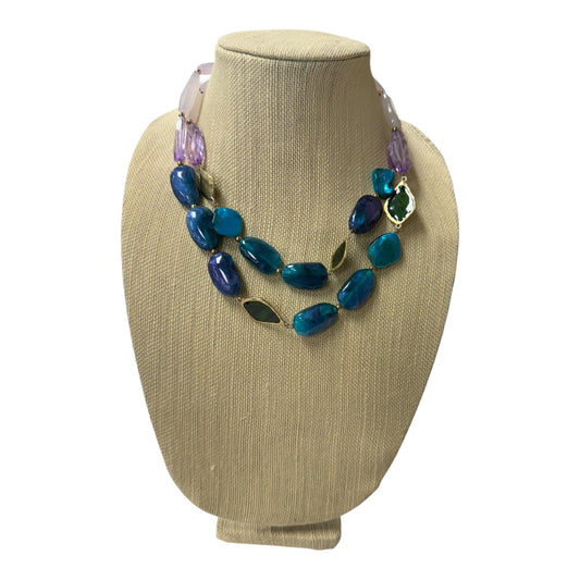 Necklace Layered By Charming Charlie In Blue & Purple