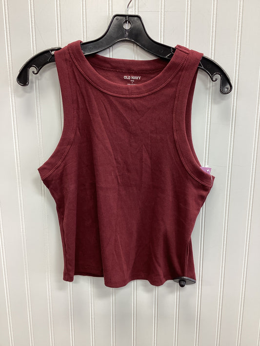 Tank Top By Old Navy In Red, Size:L
