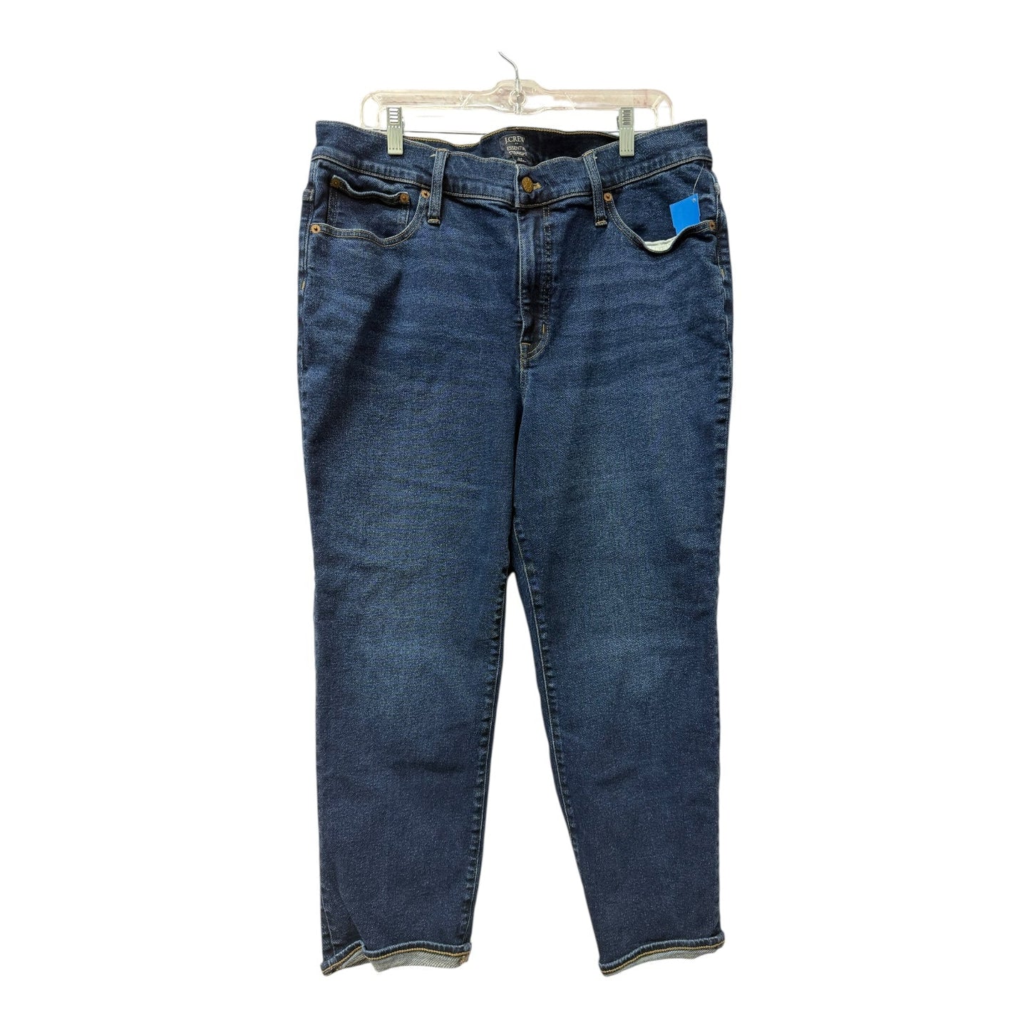 Jeans Straight By J. Crew In Blue, Size:18