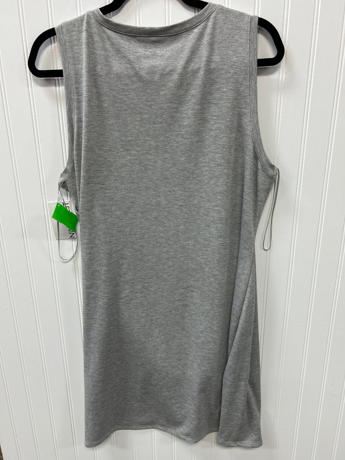 Dress Casual Midi By Nine West In Grey, Size:Xl