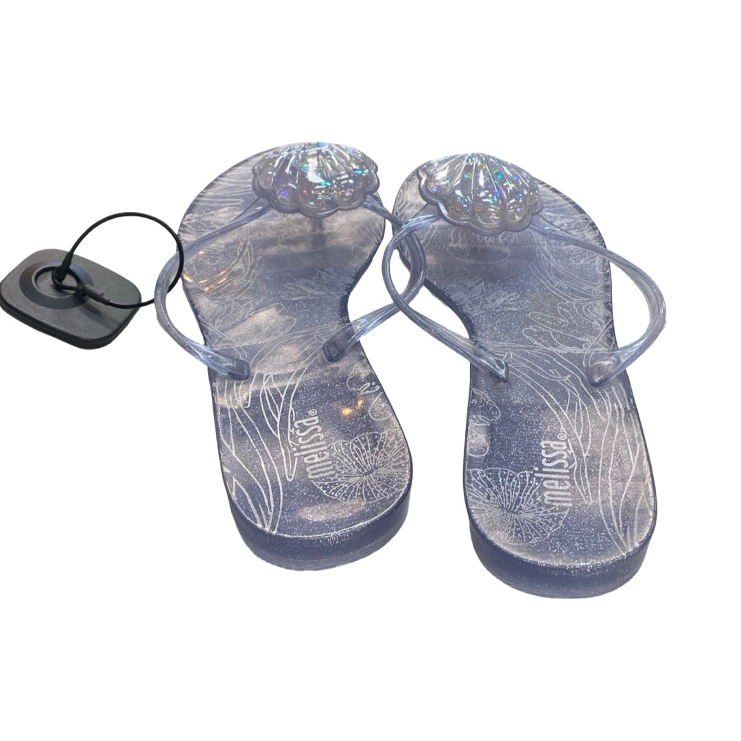 Sandals Flip Flops By Cmc In Blue, Size:8