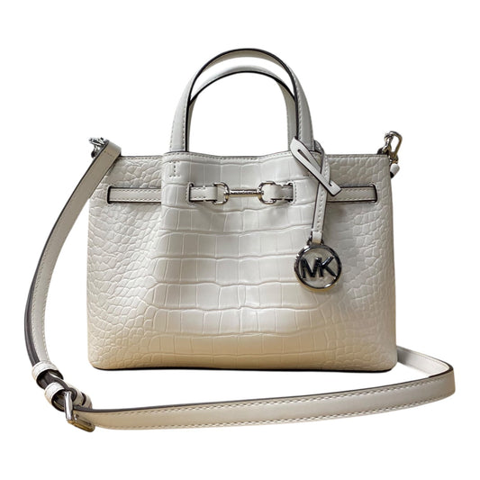 Crossbody Designer By Michael Kors In White, Size:Medium