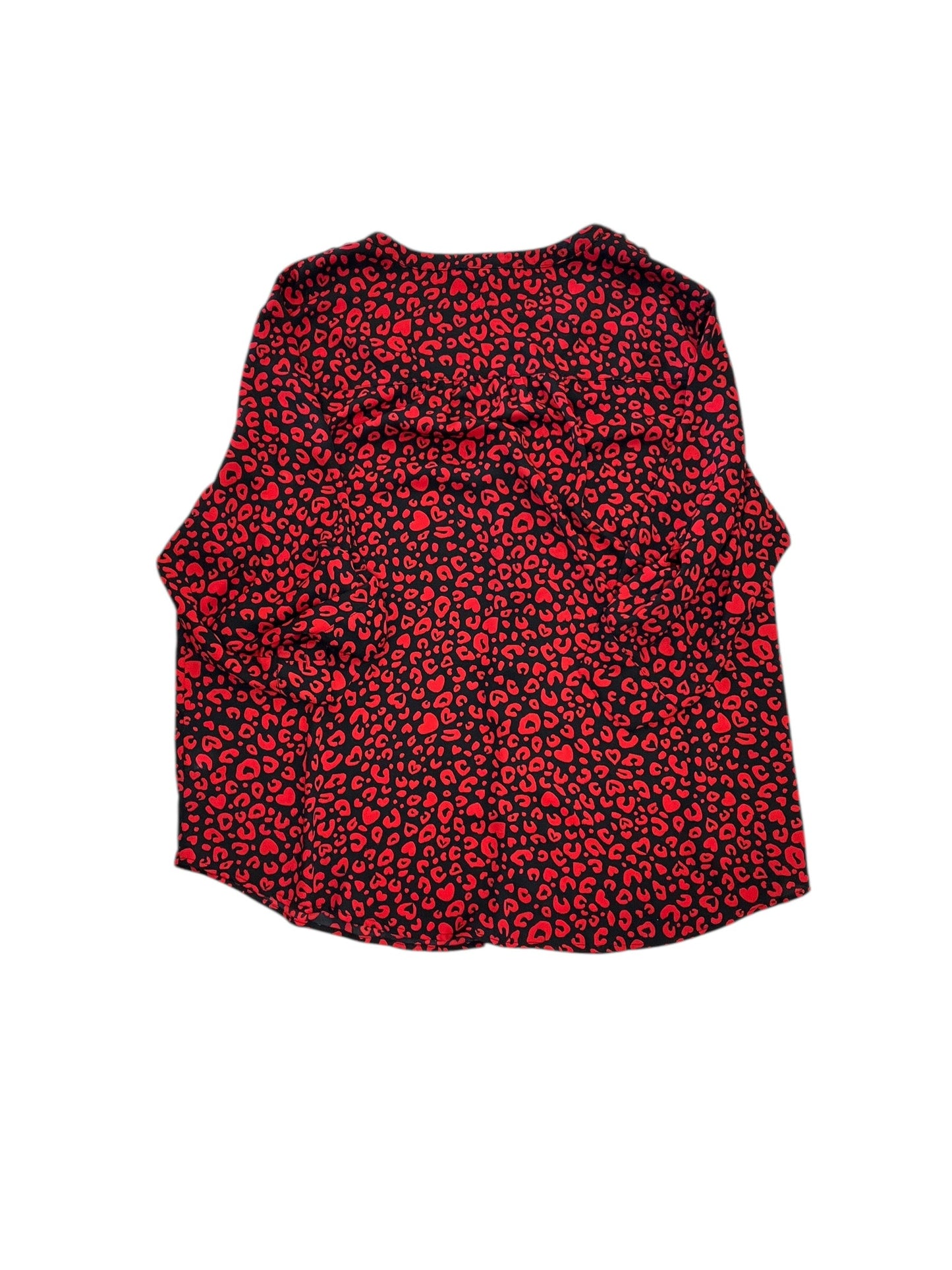 Blouse Ss By Torrid In Animal Print, Size:2X