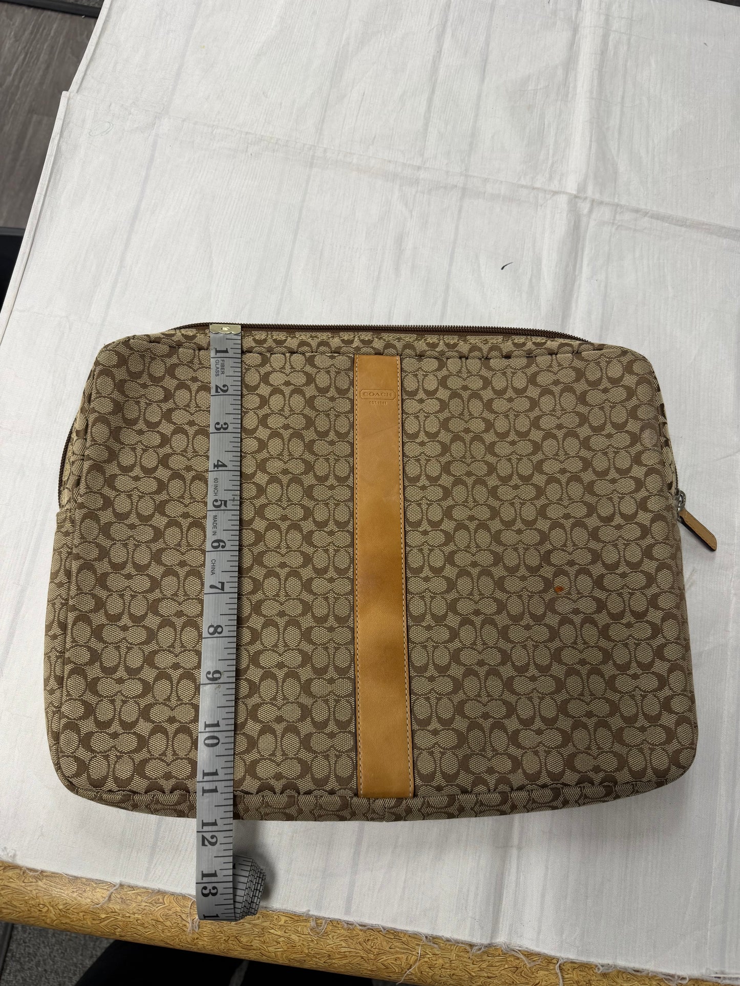 Accessory Designer Tag By Coach In Brown