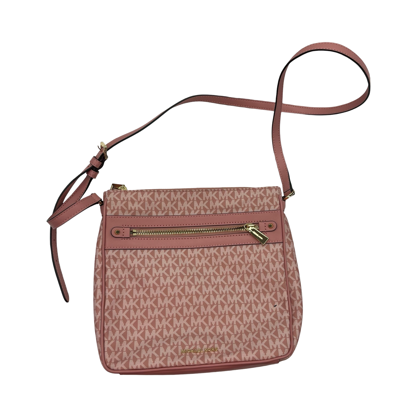 Crossbody Designer By Michael Kors In Pink, Size:Medium