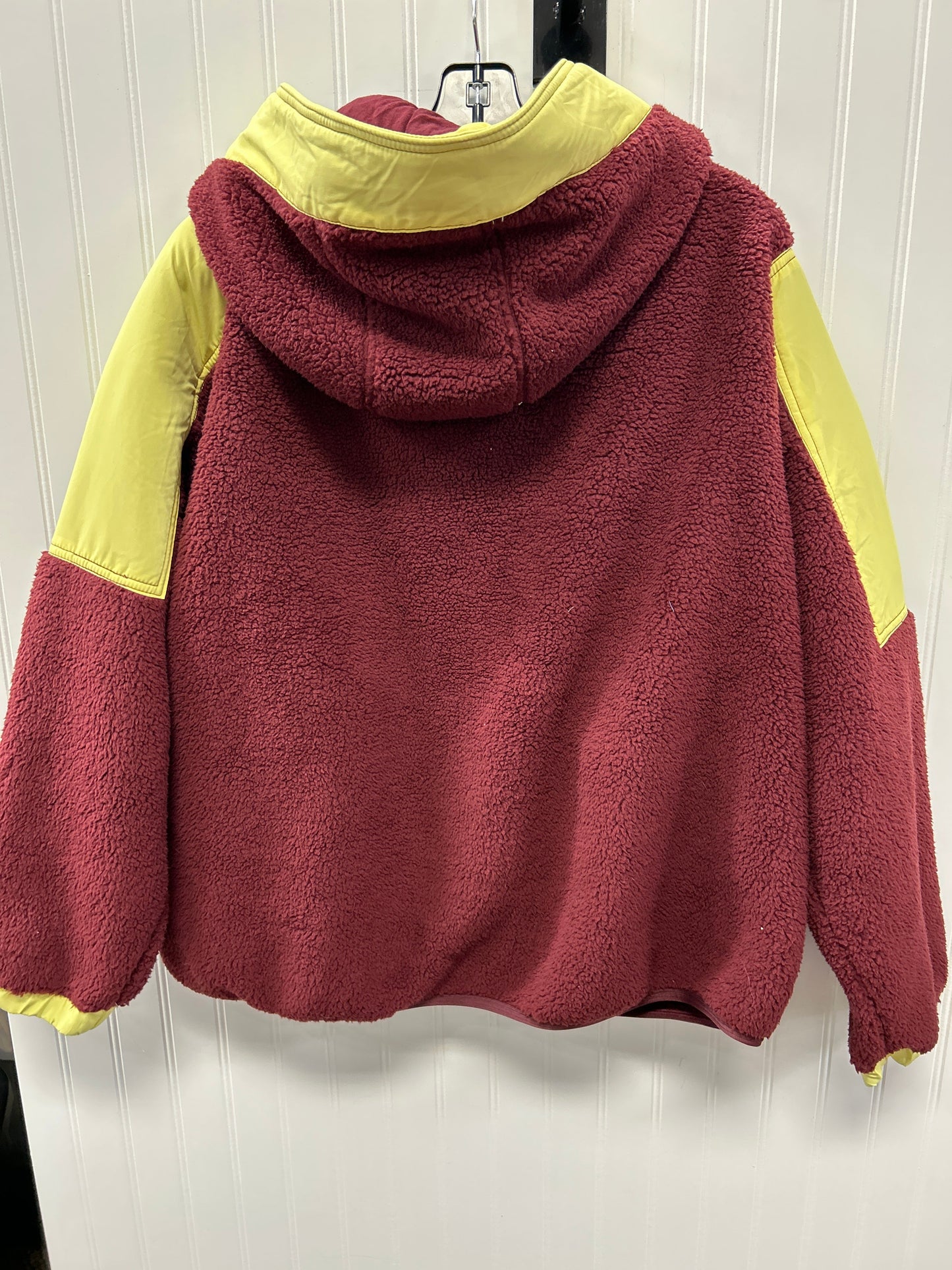 Athletic Fleece By Free People In Red & Yellow, Size:L