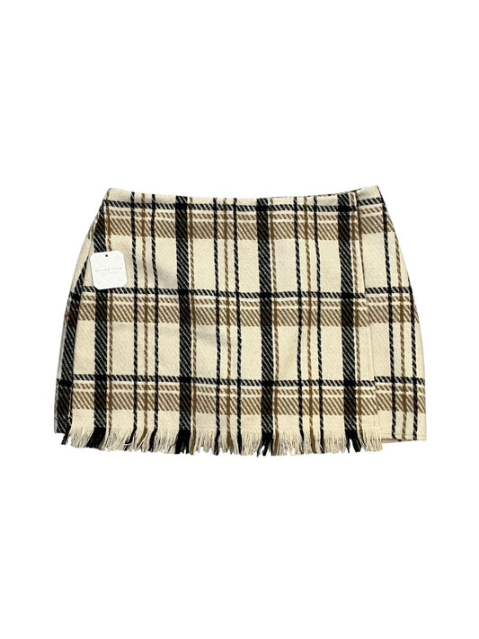 Skirt Mini & Short By Altard State In Plaid Pattern, Size:Xxl