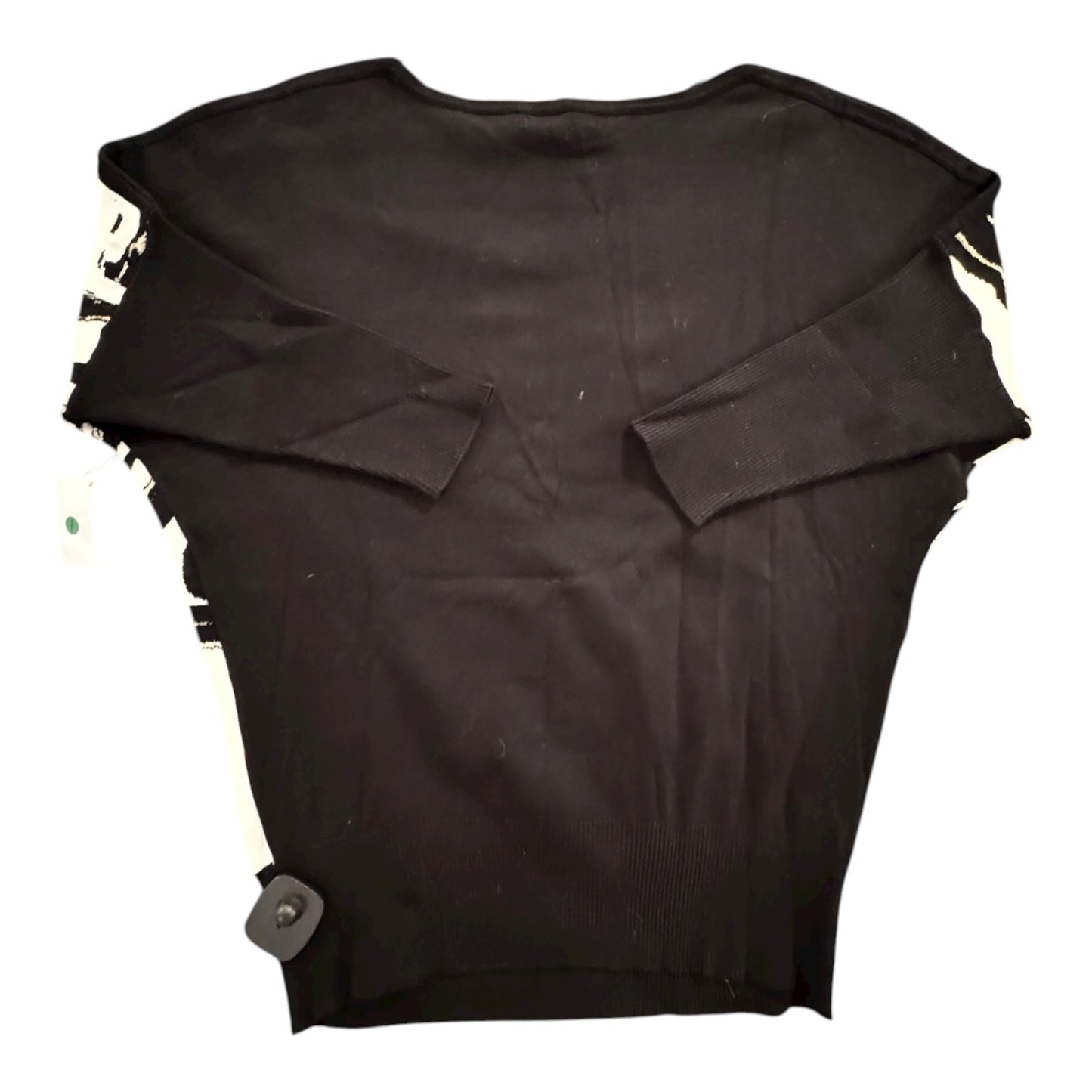 Sweater By Alfani In Black & White, Size:M