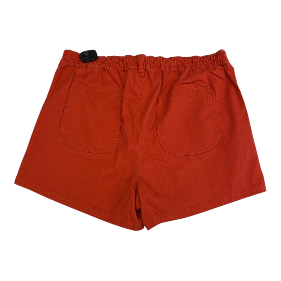 Shorts By Madewell In Red, Size:Xl